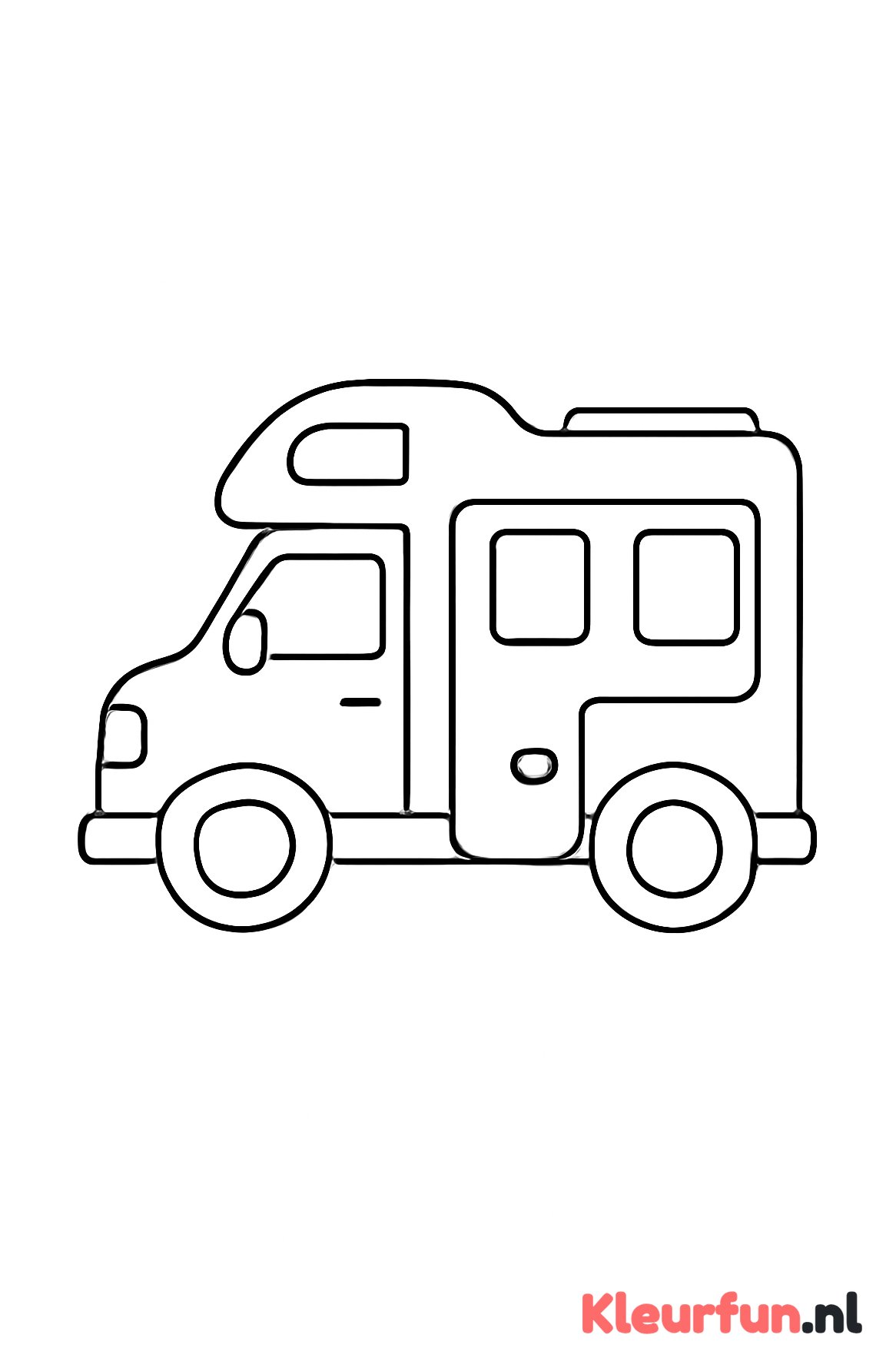 Grote kampeerauto