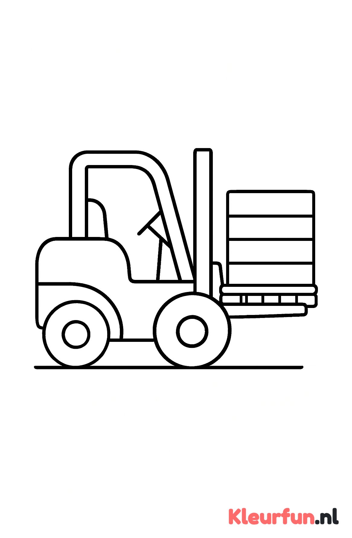 Heftruck heft pallets