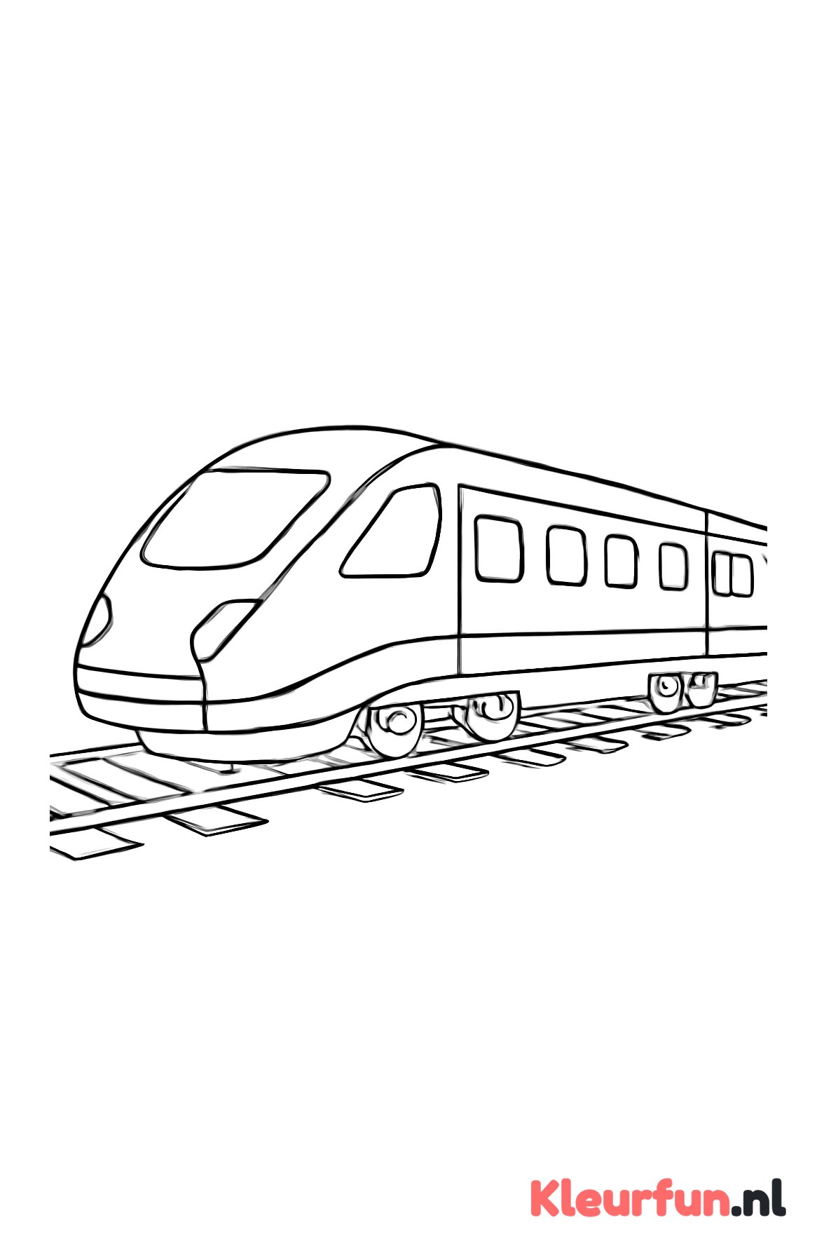 Moderne hogesnelheidstrein