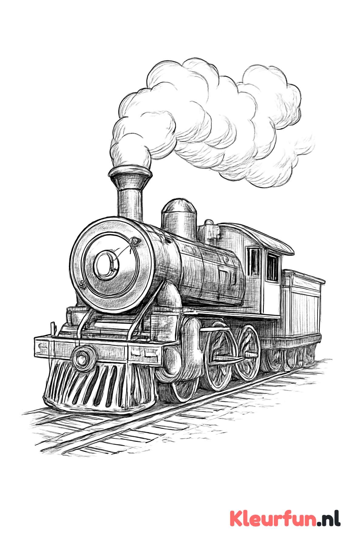 Klassieke stoomlocomotief