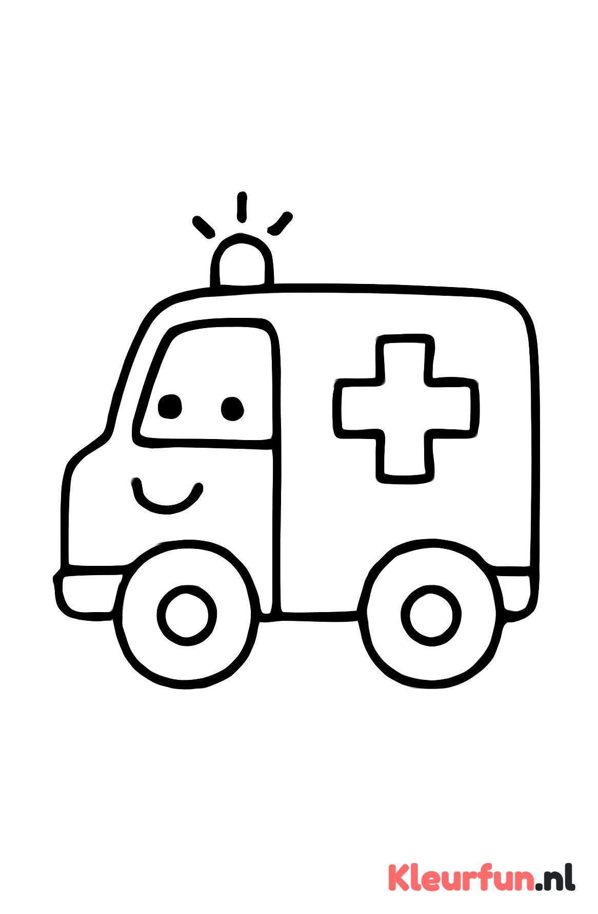 Minimalistische ambulance