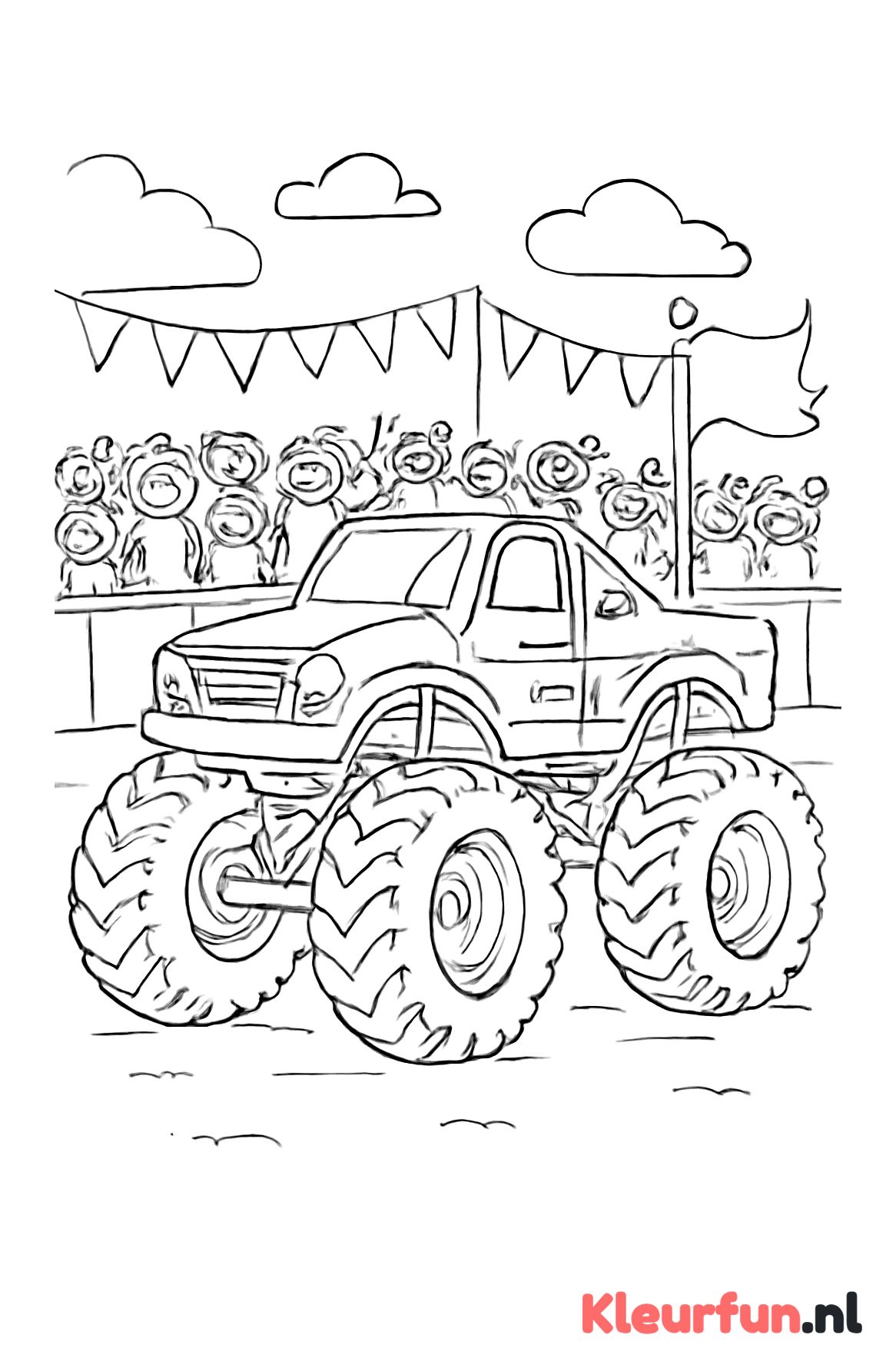 Monstertruck op festival