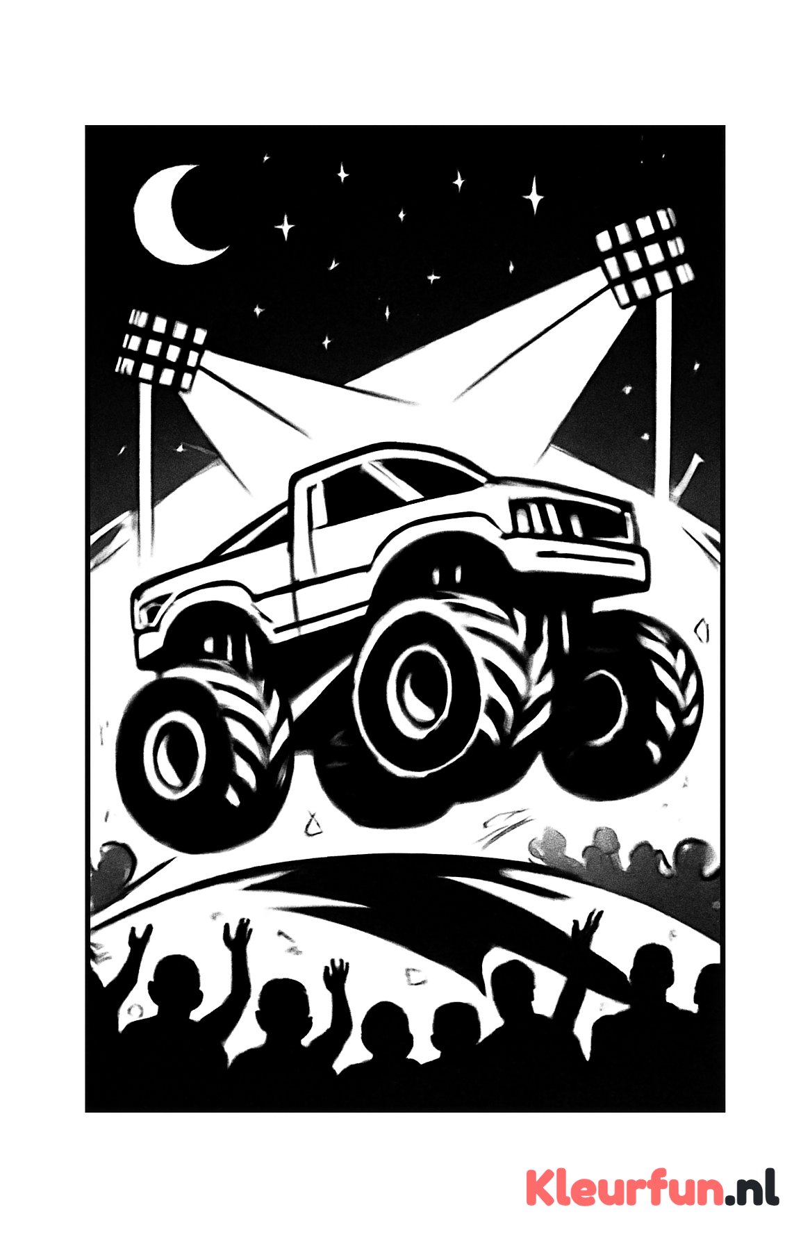 Monstertruck nachtelijke show