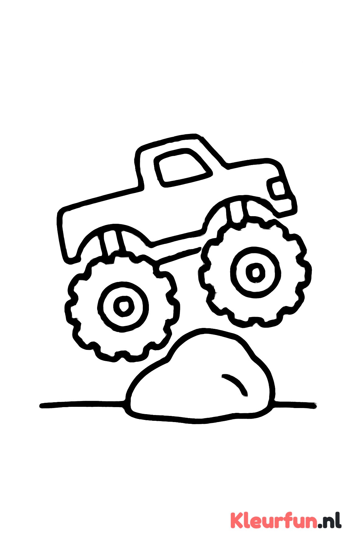 Monstertruck die springt