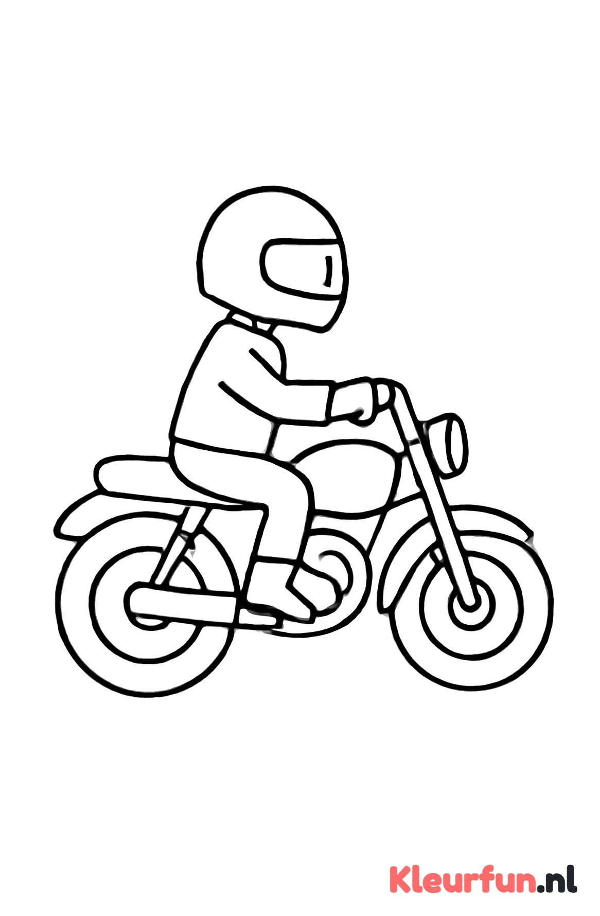 Motor met bestuurder