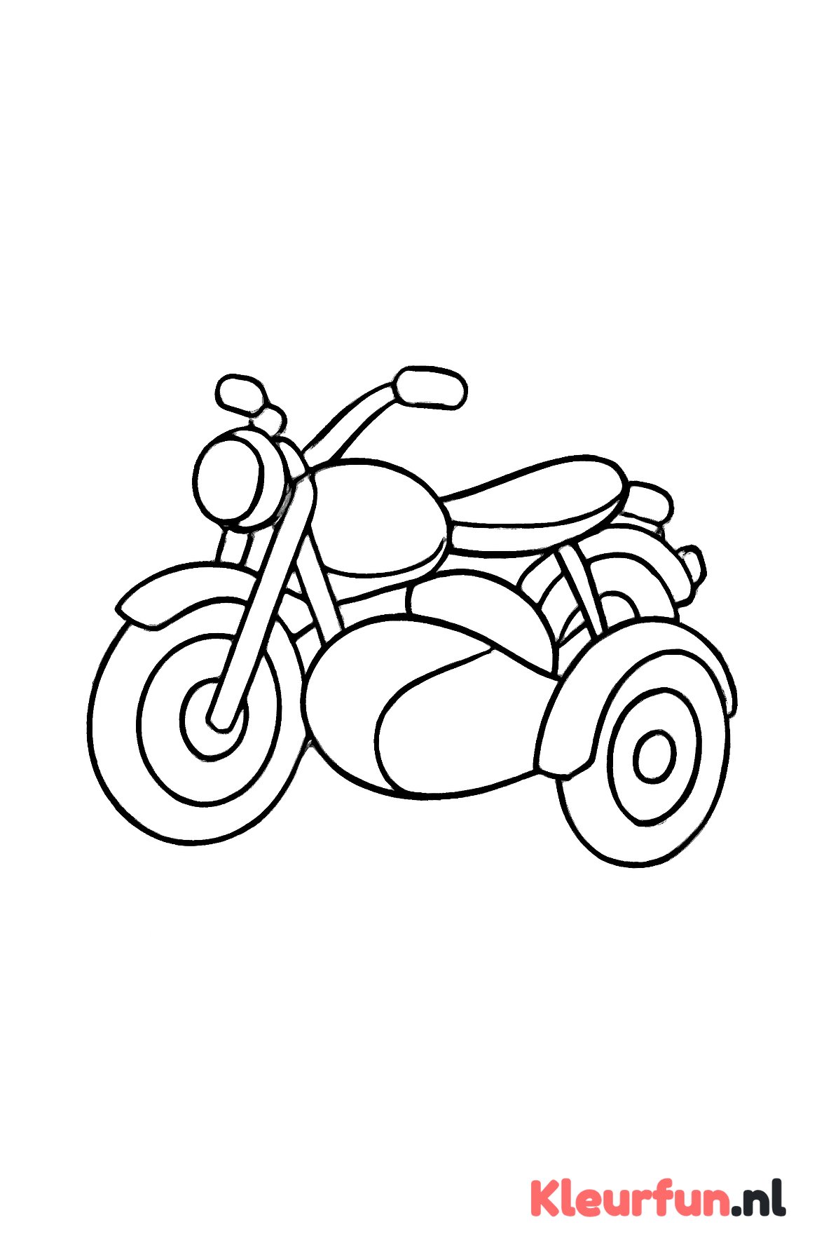 Motor met zijspan
