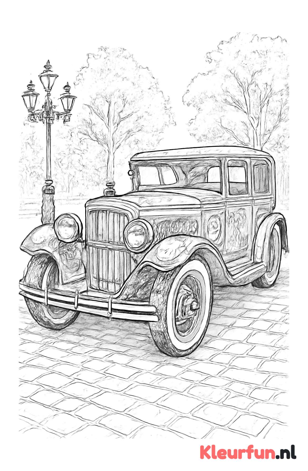 Klassieke Oldtimer Auto uit de Jaren 1920