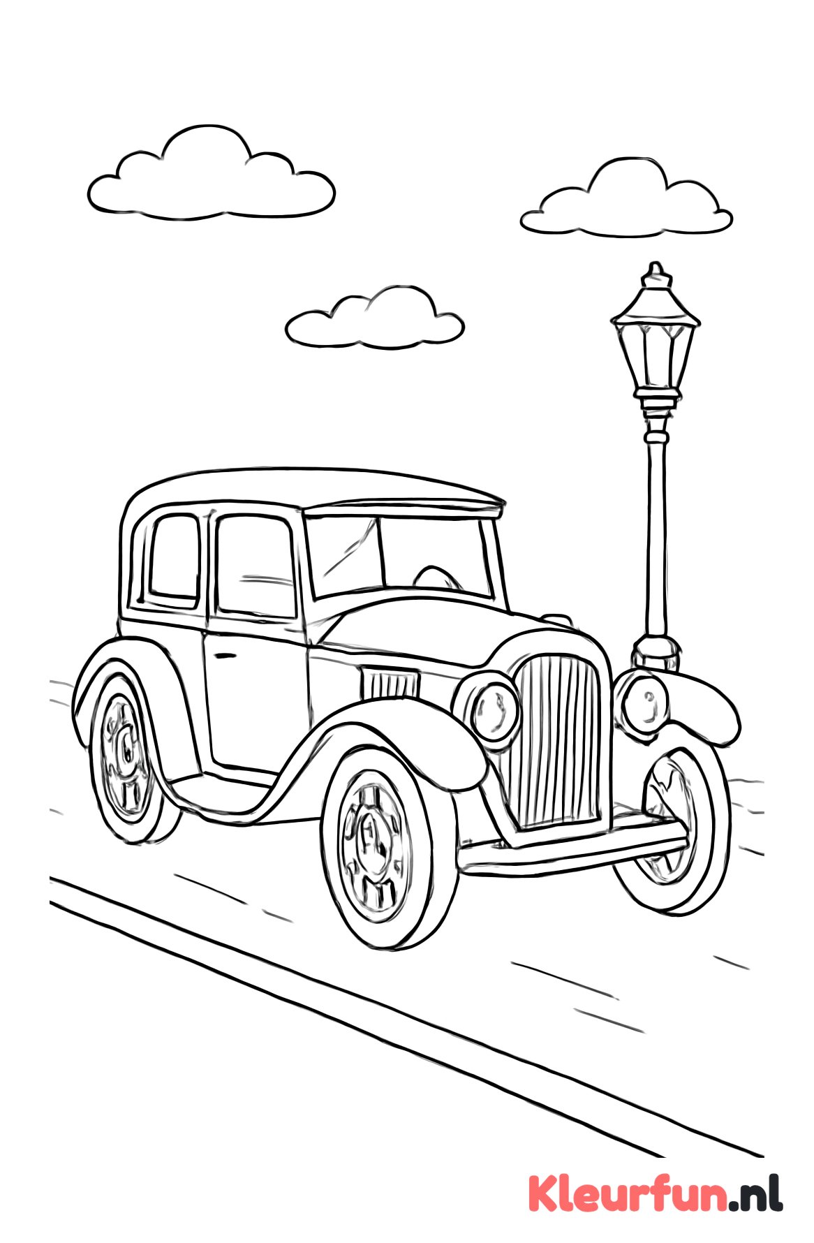 Klassieke oldtimer auto