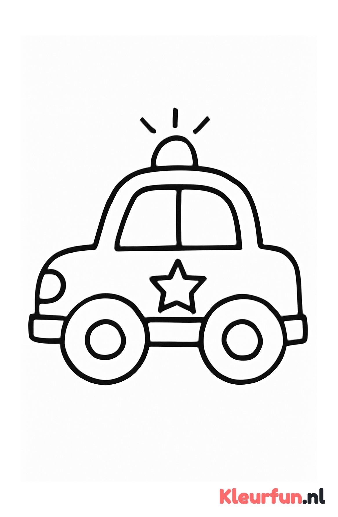 Peuter Politieauto met Sirene