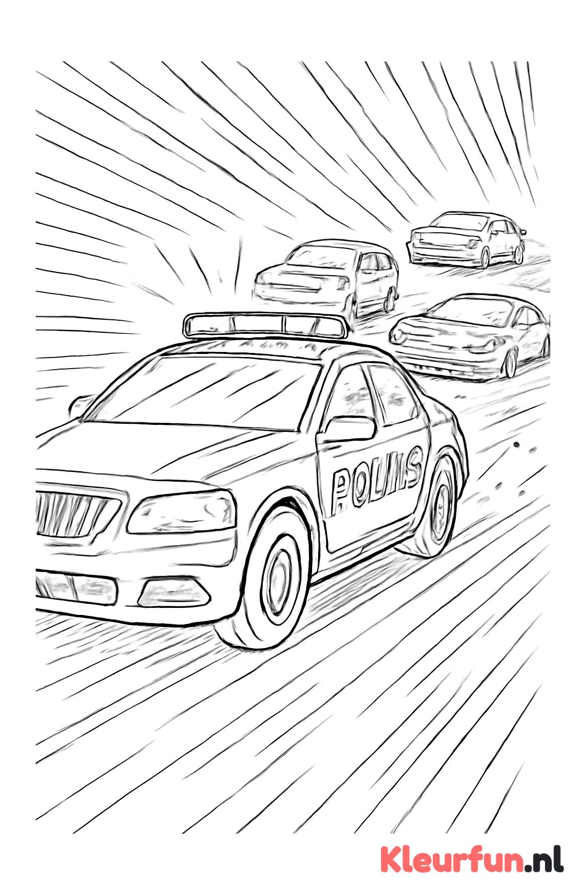 Politieauto Achtervolging