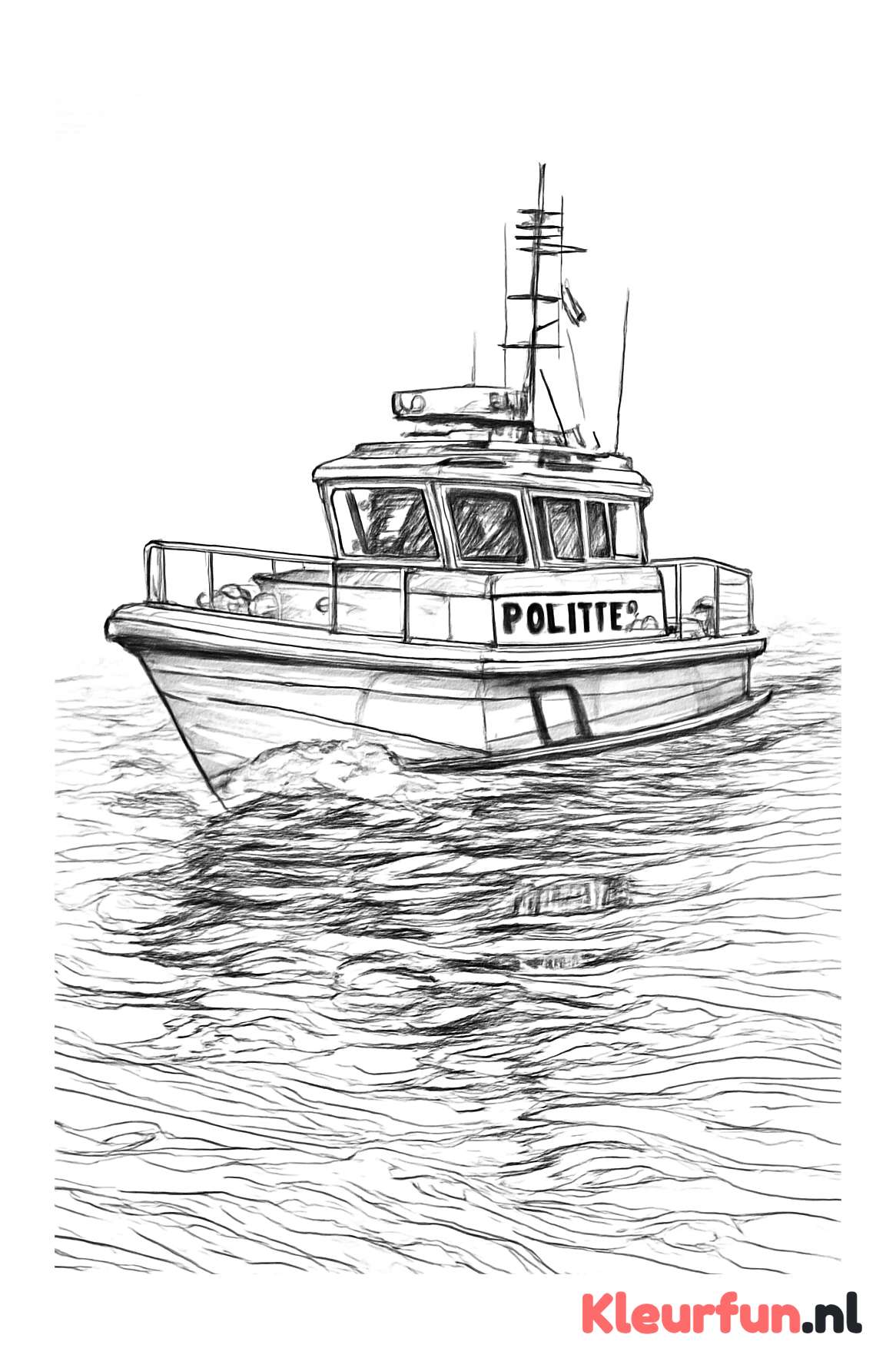 Politieboot op Water