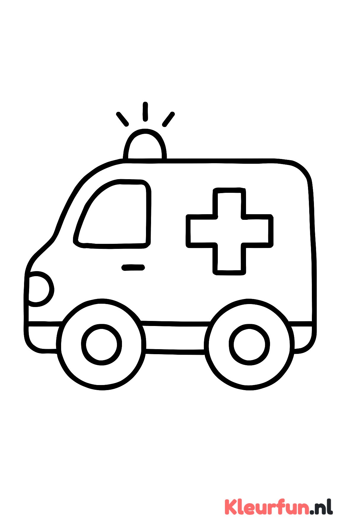 Simpel ambulance ontwerp