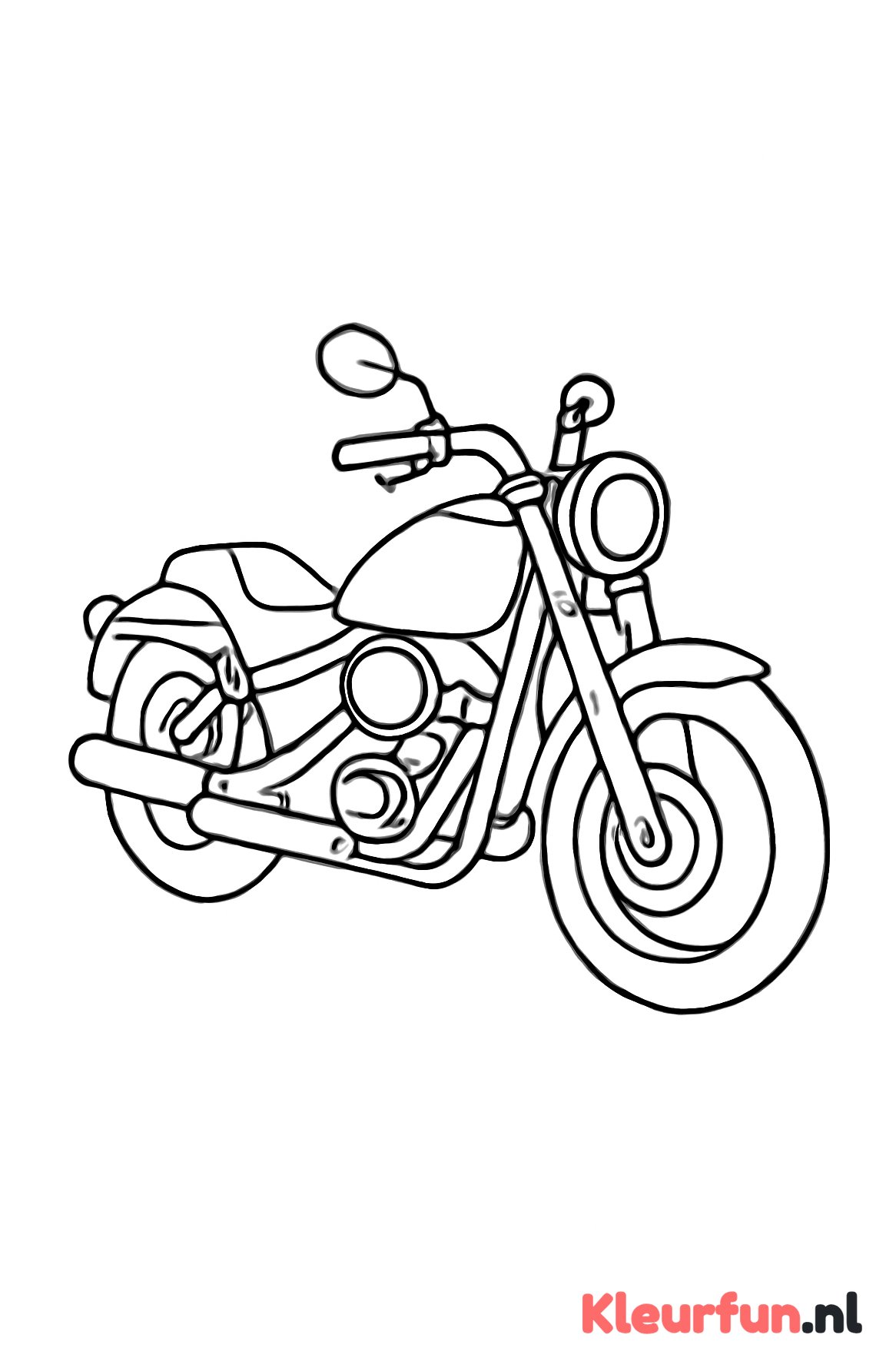 Stoere motorfiets