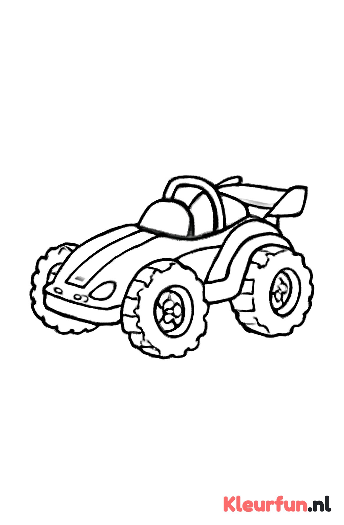 Stoere raceauto