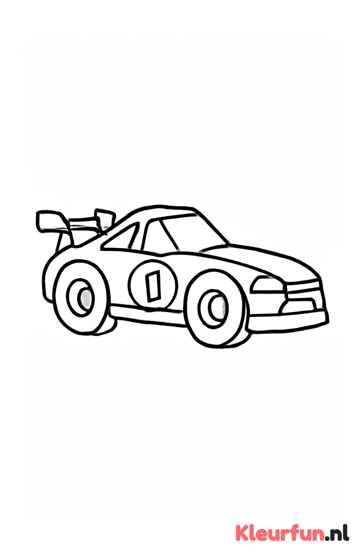 Stoere raceauto