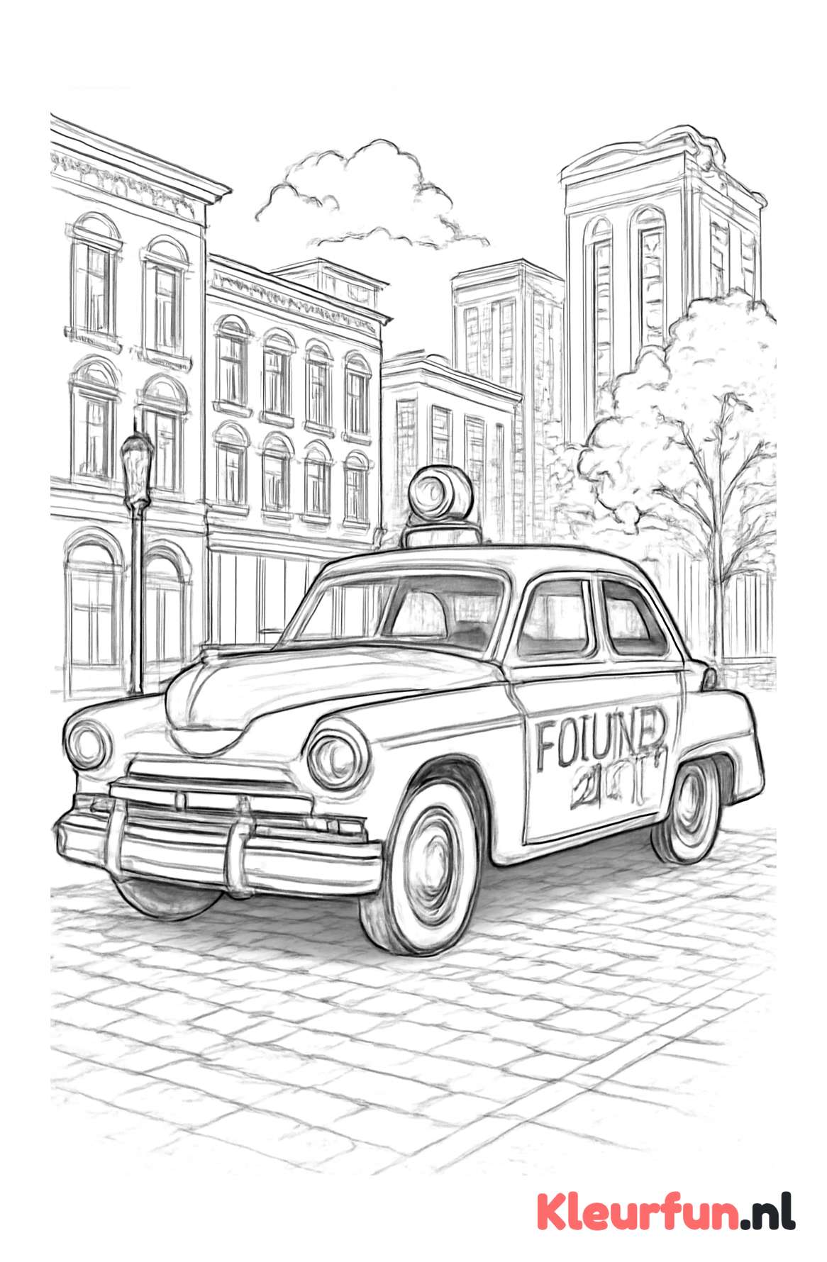 Vintage Politieauto