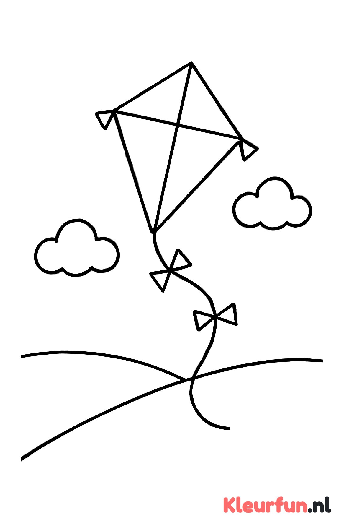 Vlieger in de lucht