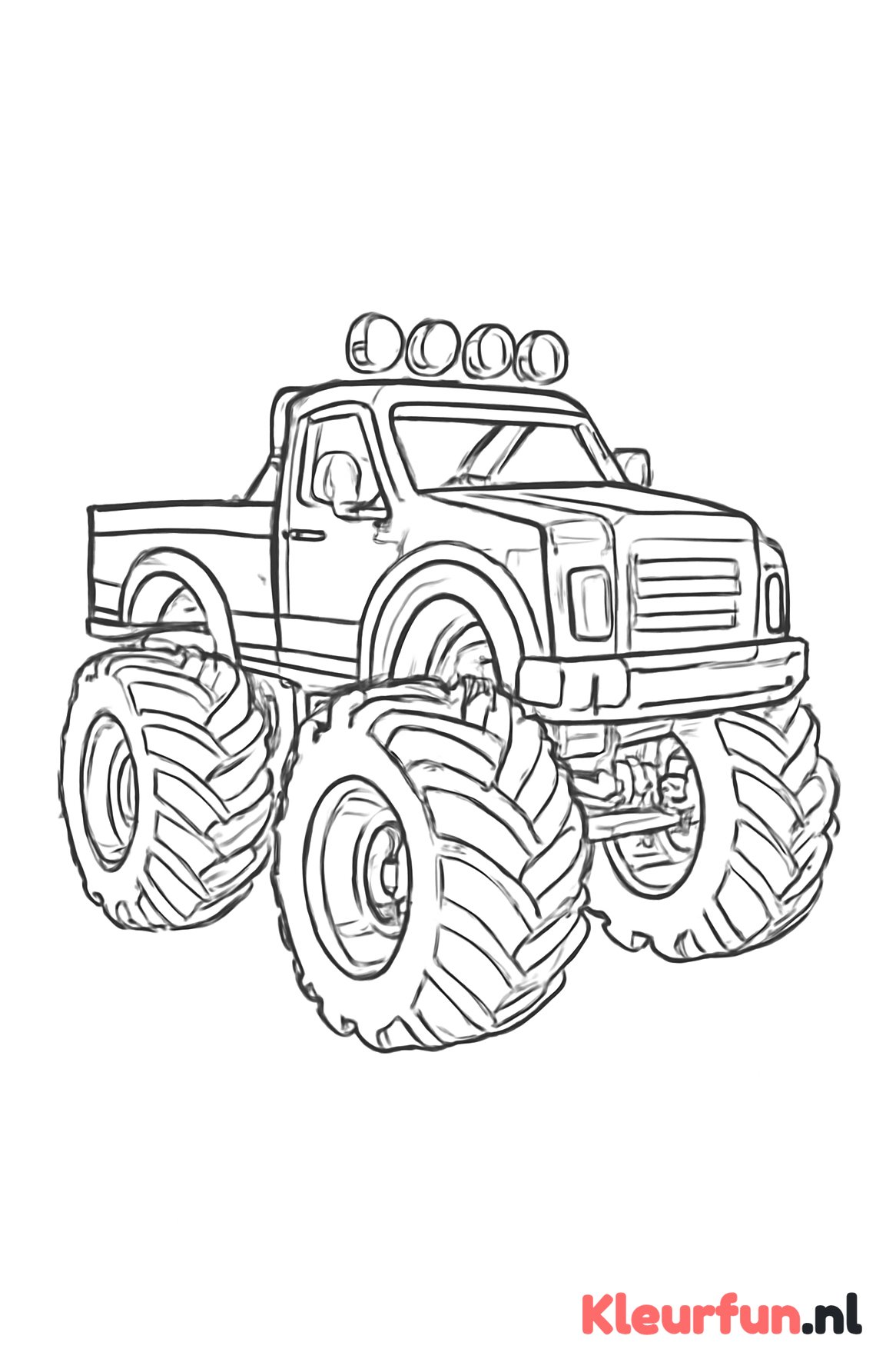 Grote vrachtwagen