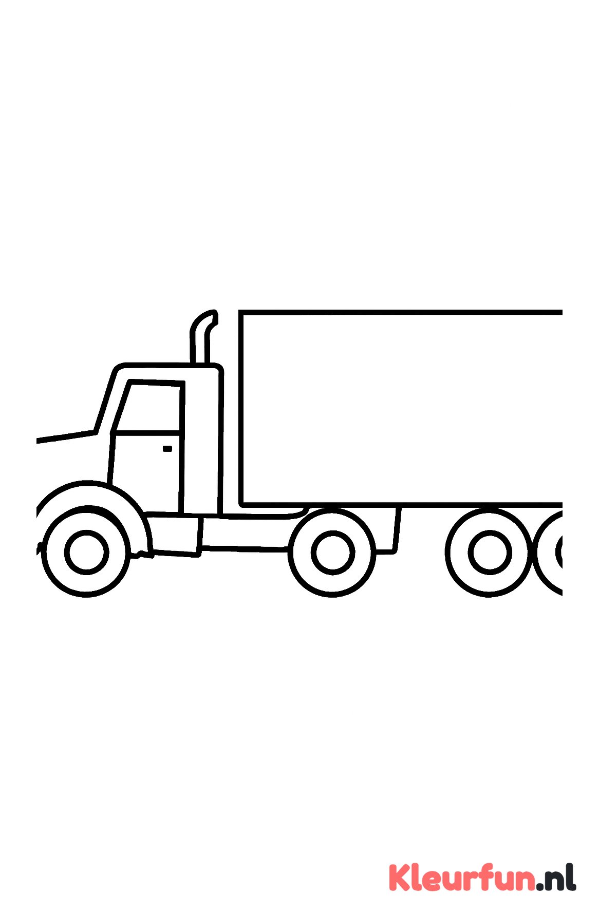 Vrachtwagen met Aanhanger