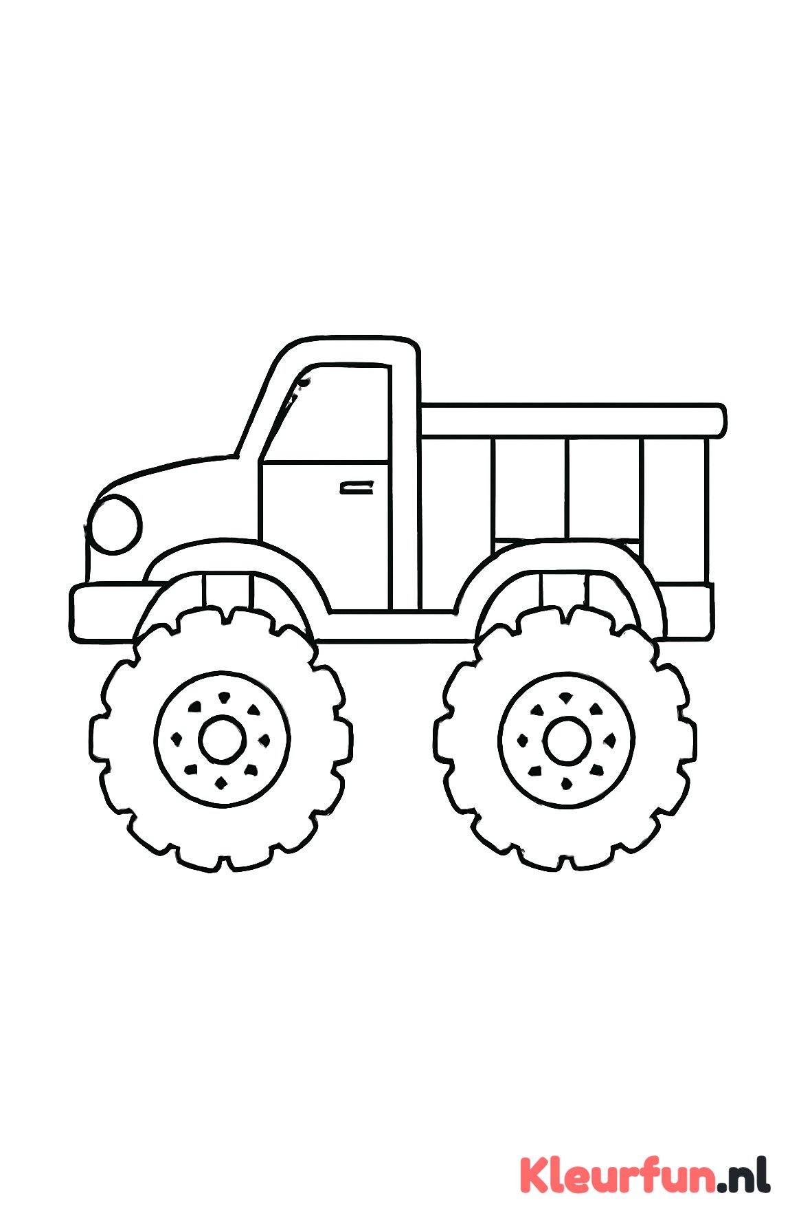 Vrachtwagen met Laadbak