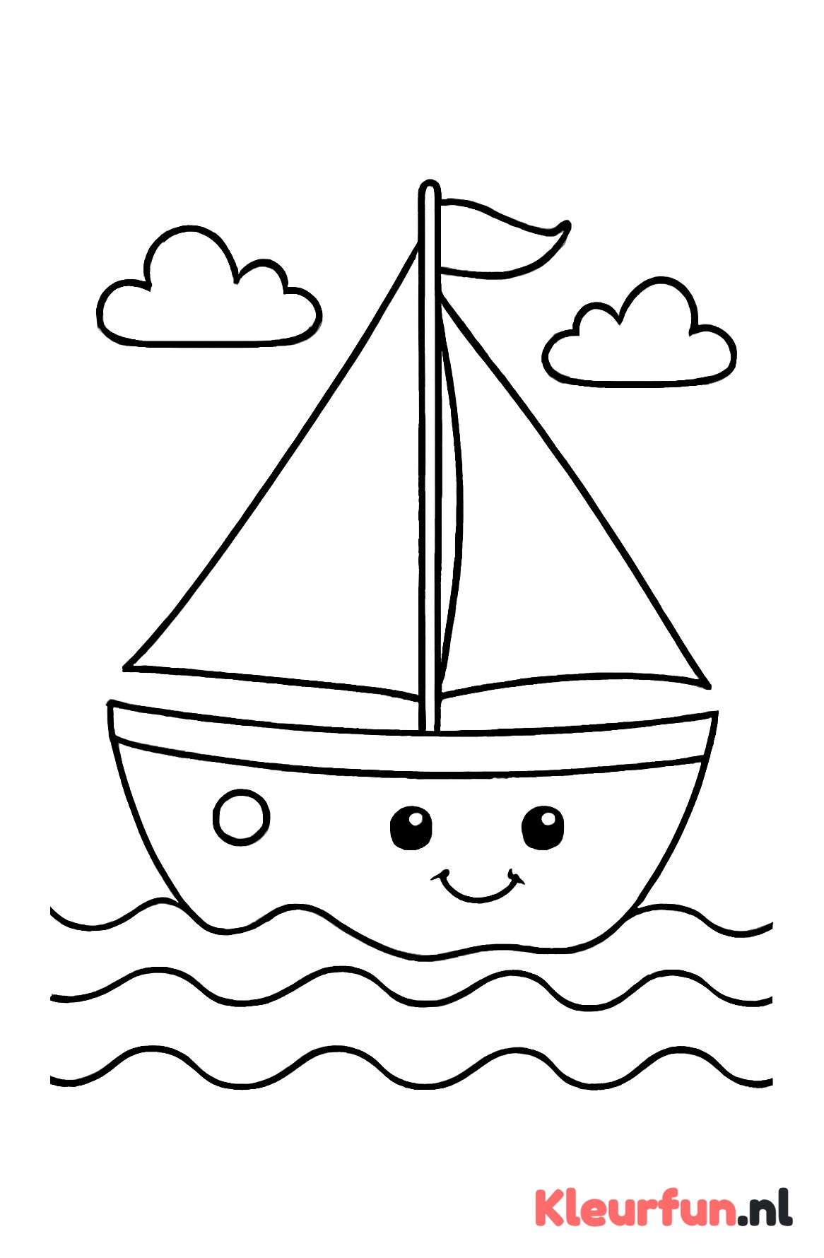 Zeilboot op het water